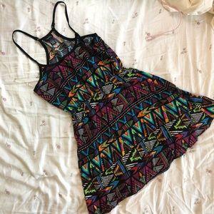 Tribal Rave Pattern Dress